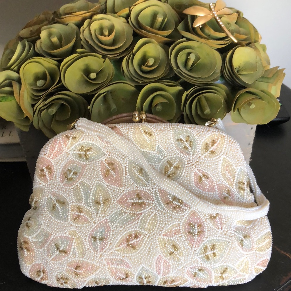 Vintage All Beaded Evening Bag/Clutch - Picture 8 of 13